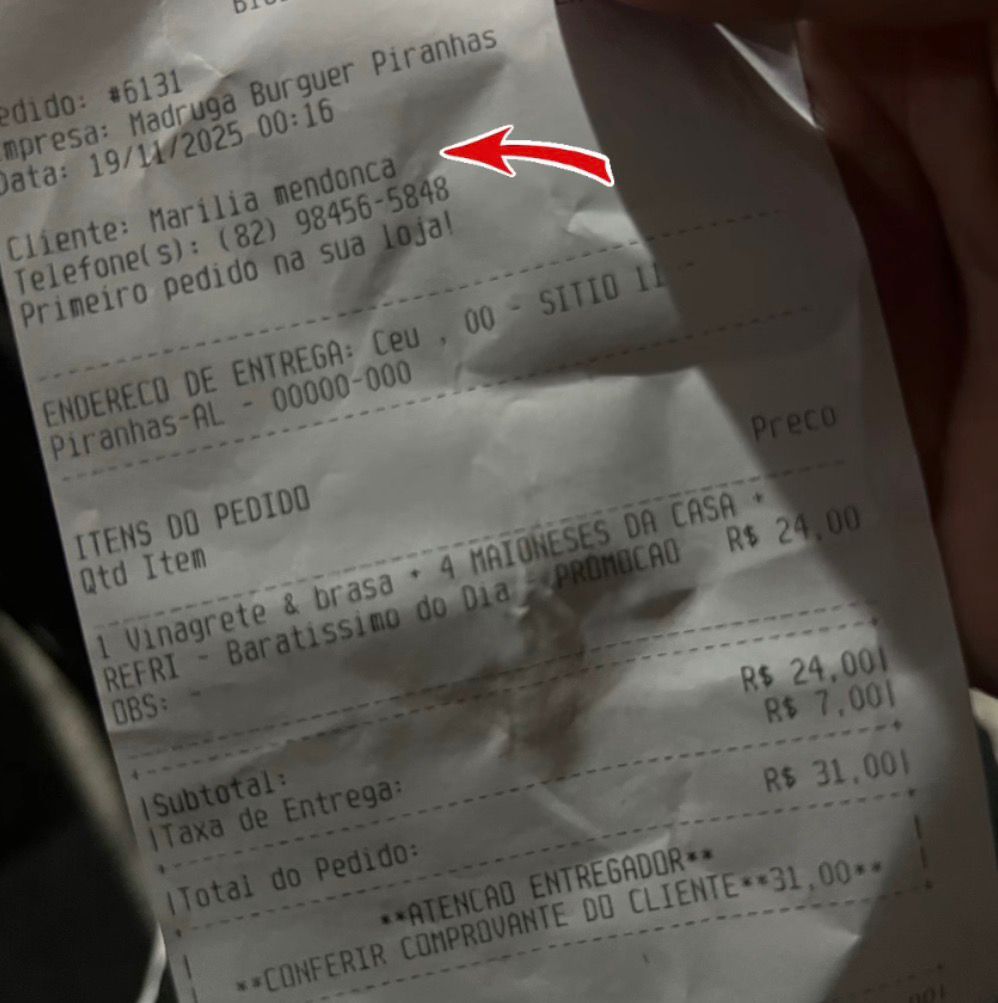 Foto: Madruga burguer.